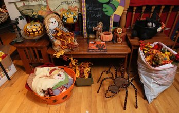 Large Lot Of Assorted HALLOWEEN  Decorations
