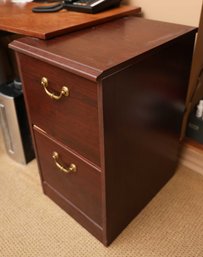 Wooden File Cabinet - 2 Drawers