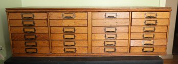 Early 20th Century Antique Specimen Collector Cabinet