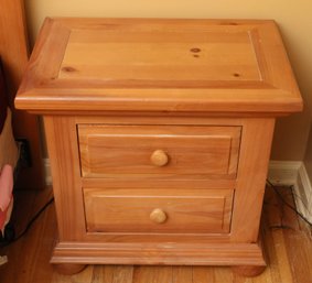 Broyhill Traditional Nightstands/end Wooden Tables, 2 Drawers,  Lot Of 2
