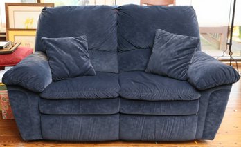 Blue Reclining Loveseat - Please See All Photos