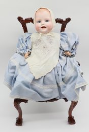 Bonnie Antique Georgene Averill Bisque Doll - Germany - Alt Beck & Gottchalk Bisque Doll Mold 3652 - Chair Inc