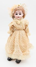 12' Antique Bisque Doll - Signature On Back Of Neck