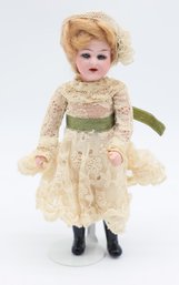 Antique German Bisque Child Doll - Marked Germany A 14/0M
