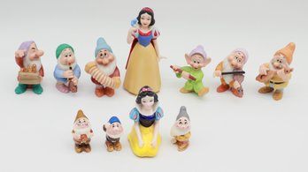 Snow White And Six Dwarfs & Snow White And Three Dwarfs - Stamped Walt Disney Japan