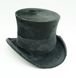 Antique Dunlap And Co Silk Top Hat - Extra Quality - Collectible