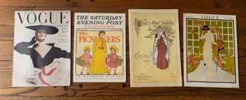 4 Rare Antique/vintage Magazines - Very Collectible