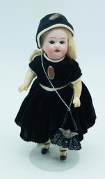 8' Recknagel Bisque Head Doll Antique 1907 DEP R/A - RARE