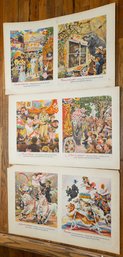 VINTAGE GREATEST SHOW ON EARTH 1950 CALENDAR MORRELL FEODOR ROJANKOWSKY - Large Prints Vintage Prints