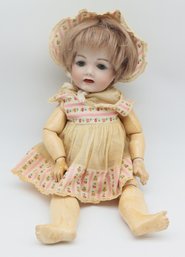 17' Antique  Jdk 237 German Bisque Doll - Markings: 237 JDK 1914 - Hilda Beverly Watter 1977