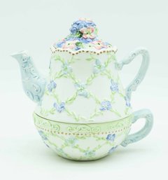 Lady Jayne Limited Hydrangea Tea For One Set - Lady Jayne Ltd.