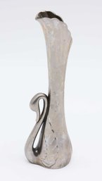 Davco Silver, Ltd. Vintage Silver Swan Bud Vase 7'