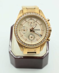 Fossil Women's Accessories Fossil Gold Watch ES3352