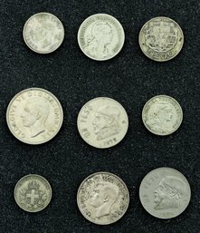 Lot Of Assorted Vintage Coins  - 9 Total - Please See Description And All Photos