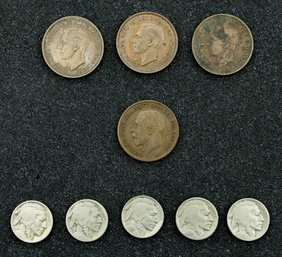 Lot Of Assorted Vintage Coins - Please See Description