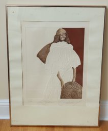 NORNA ANDRAUD NATIVE AMERICAN Lithograph, Signed & Numbered 106/140
