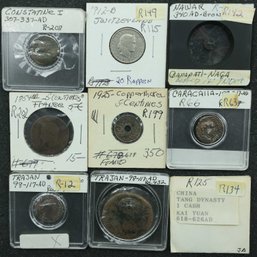 Vintage/antique Coins - 9 Total