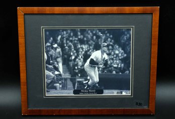 Mickey Mantle 500th HR Framed, Cooperstown Collection