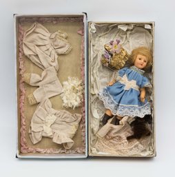 LA SAMARITAINE VTG Doll W Clothes, Antique - In Original Box