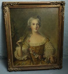 Portrait Of Madame Sophie Daughter Of Louis XV Board Vintage 15' X 19
