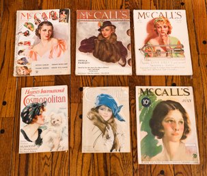 McCalls Magazines Vintage (4) Cosmopolitan Vintage Magazines (2) - 6 Vintage Magazines Total