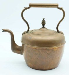 French Antique Copper Teapot Kettle