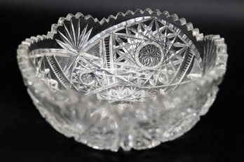 Saw Tooth Glass Bowl