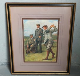 The Great Triumvirate Art Print - Golf Print By Clement Flower Mens Golf Picture