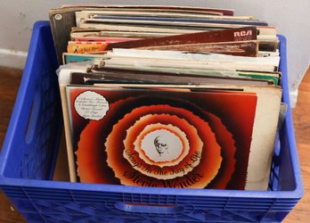 Crate Of Assorted Vinyl Records
