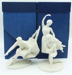 FRANKLIN PORCELAIN - The Royal Ballet Sculpture GISELLE & SLEEPING BEAUTY - Limited Edition