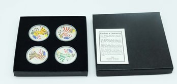 2007 1 Oz American Eagle Colorize Set. - Certificate Of Authenticity Included - Rare