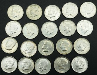 Kennedy Half Dollar Coins (20 Total) 1966 & 1965
