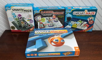 Lot Of Assorted Think Fun Games & Maze Racers