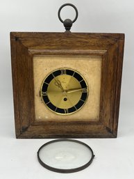Artco 8-day Wooden Table/wall Clock - Key Not Included