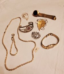 Lot Of Assorted Jewelry And Vintage Watches