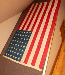 Vintage American Flag 48 Stars - Rare