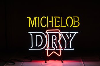 Vintage Michelob Dry Indoor Neon Advertising Sign - Please See All Photos