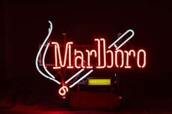 Vintage Neon Marlboro Sign  - Please See All Photos