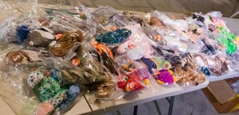Assorted Beanie Babies - Large Lot