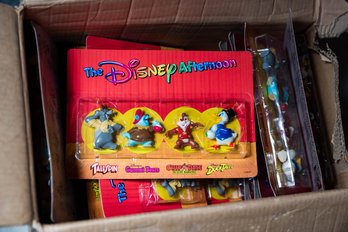 Kellogg's The Disney Afternoon Toy Figures Set New Sealed 1991 PVC Toys - Lot Of 25