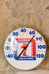 Vintage Seagrams 7 Its Americas Whiskey Thermometer