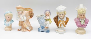 Vintage/antique Porcelaine & Bisque Figurines - See Description