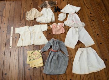 Lot Of Assorted Vintage Doll Clothing