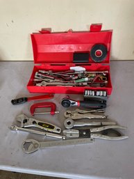Toolbox Filled W/ Assorted Tools