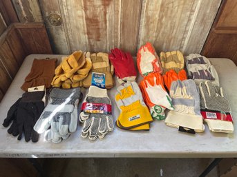 Large Lot If Work Gloves