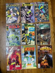 Lot Of Assorted Comic Books - 9 Total -  All Bagged - See Description For More Info -