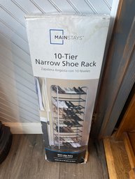 10 Tier Narrow Show Rack