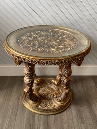 French Provincial Round Side Table