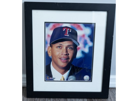 8x10 Framed Alex Rodriguez Signed & Authenticated Photography - Texas - #DB19331820
