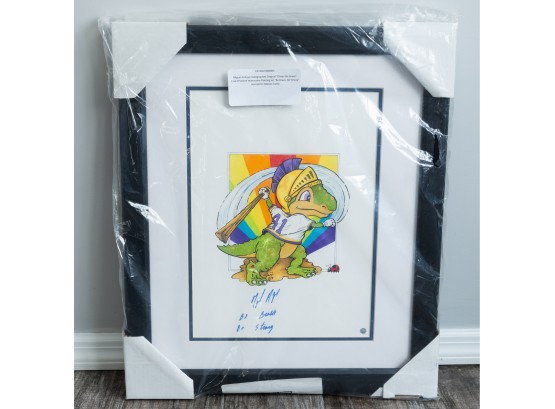 Steiner Sports Memorabilia - Miguel Andujar Autographed Original 'Oliver The Brave' 11x14 Watercolor Painting